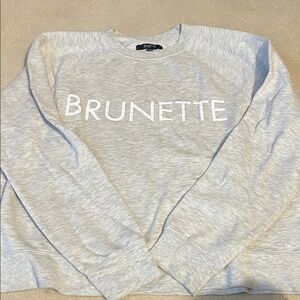 Brunette The Label crewneck sweatshirt